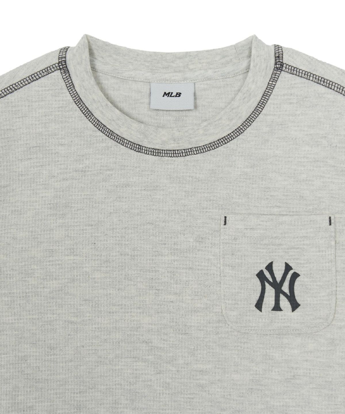 엠엘비 키즈(MLB KIDS) 스트릿 아트웍 와플지 티셔츠 NY (Oatmeal)