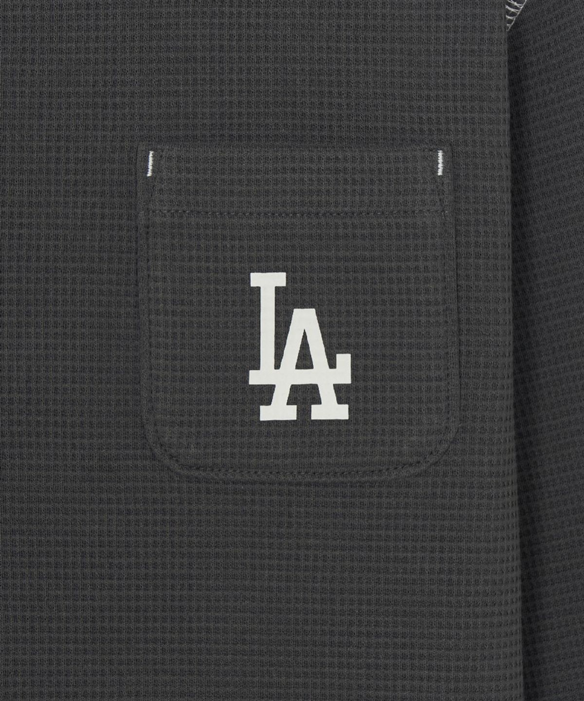 엠엘비 키즈(MLB KIDS) 스트릿 아트웍 와플지 티셔츠 LA (D.Grey)