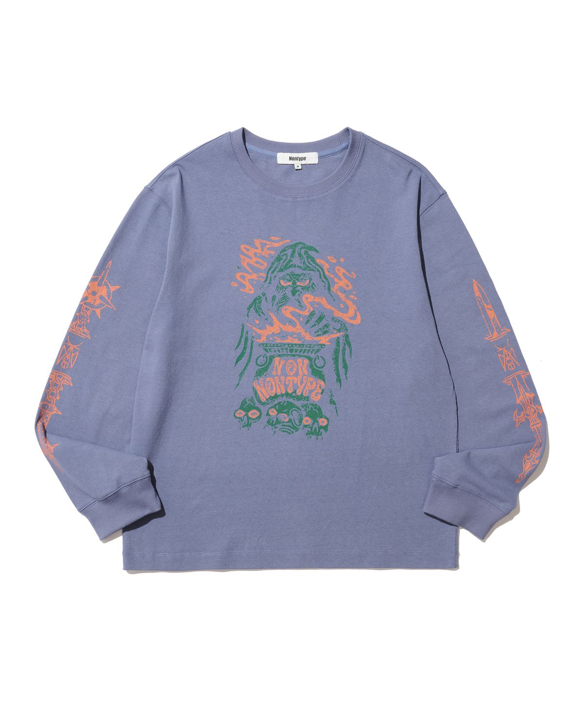 논타입(NONTYPE) ROAMING SPIRIT LONG SLEEVE (BLUE)