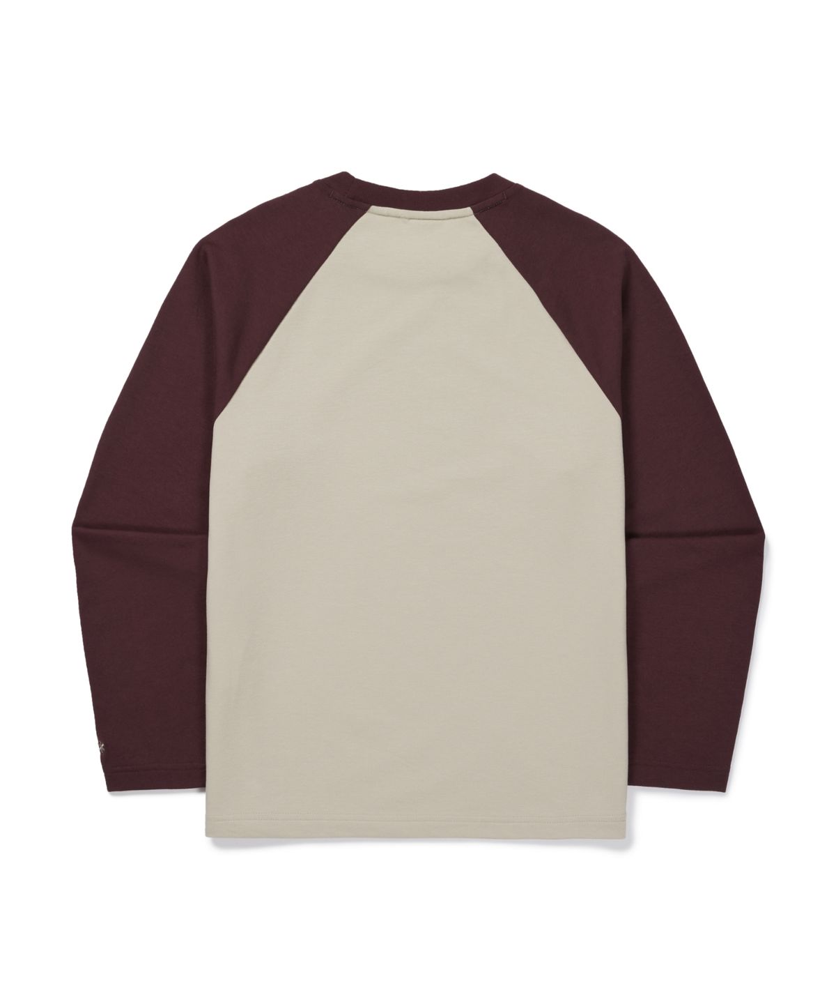 스노우피크 어패럴(SNOWPEAK APPAREL) 베이직 여성 컬러배색 긴팔 티셔츠 (S26FWFTL17) Burgundy