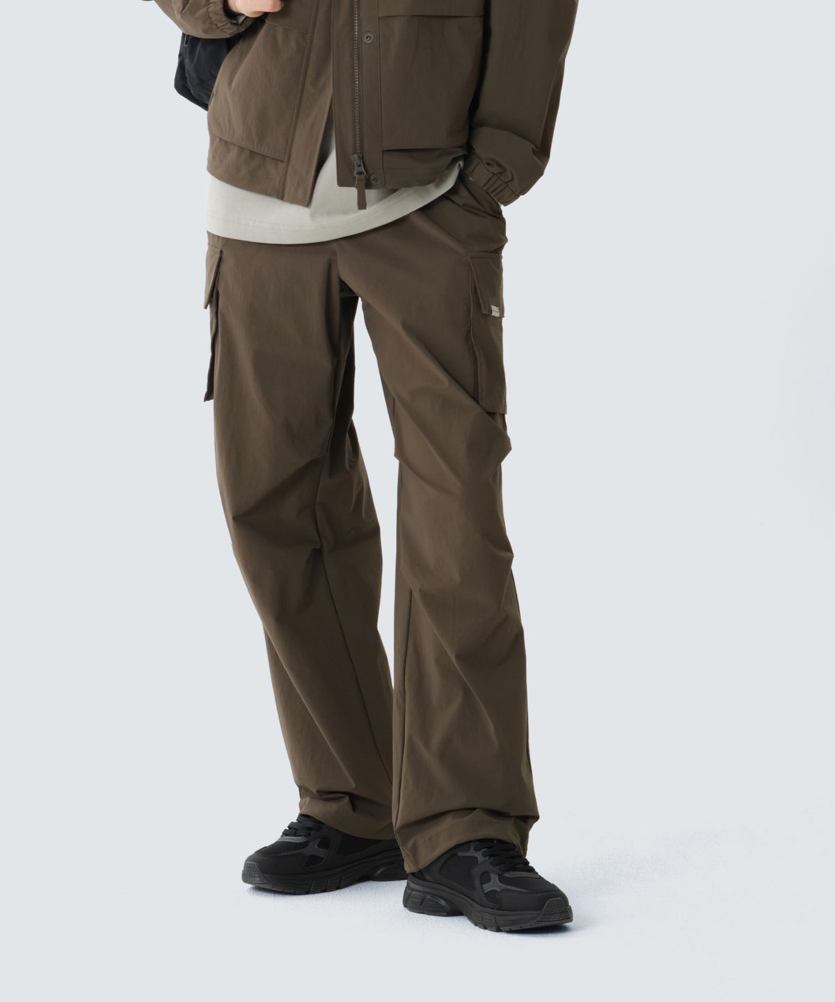 스노우피크 어패럴(SNOWPEAK APPAREL) 루트 카고 스트링 팬츠 (S26FURPT66) Khaki Brown
