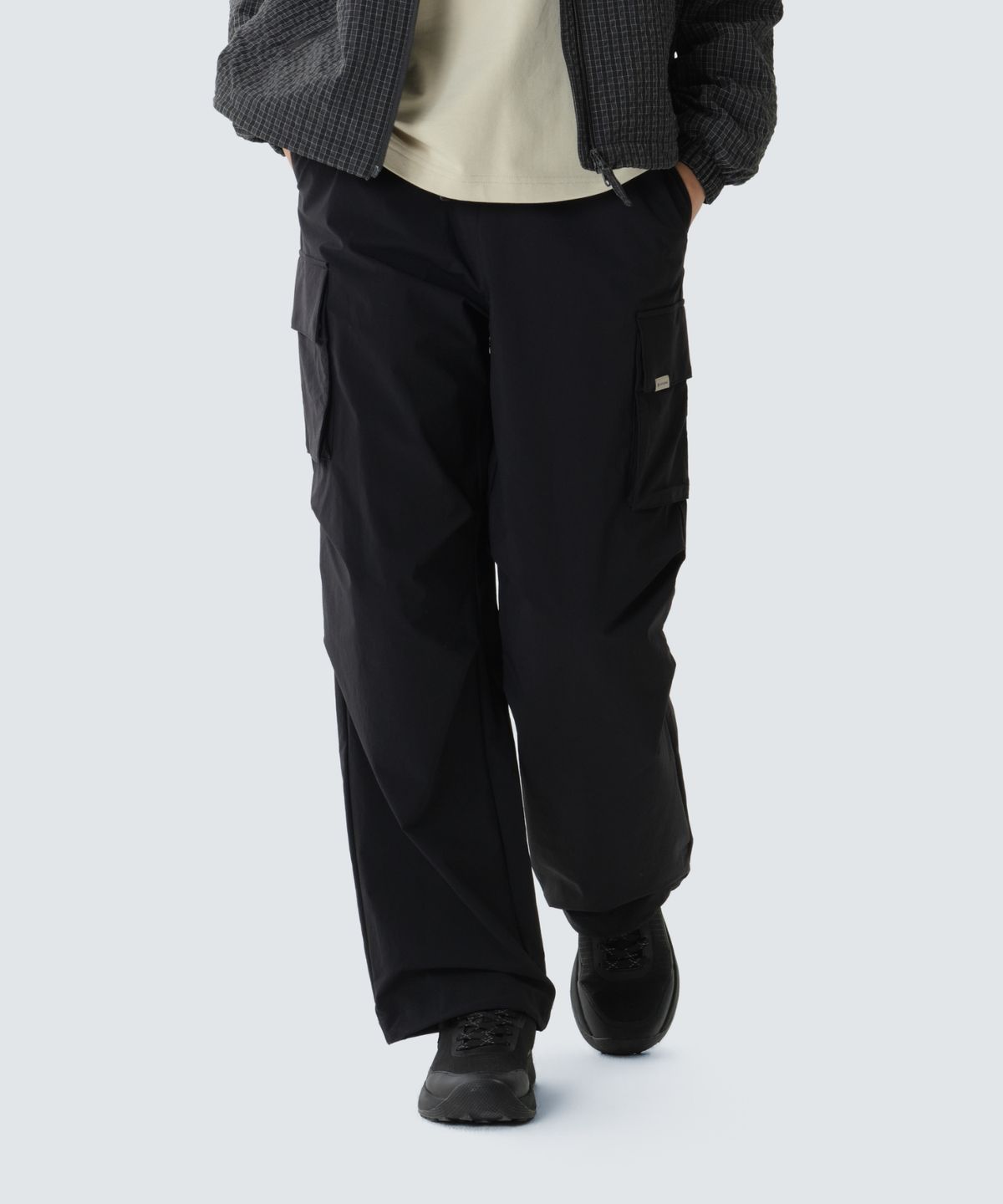 스노우피크 어패럴(SNOWPEAK APPAREL) 루트 카고 스트링 팬츠 (S26FURPT66) Black
