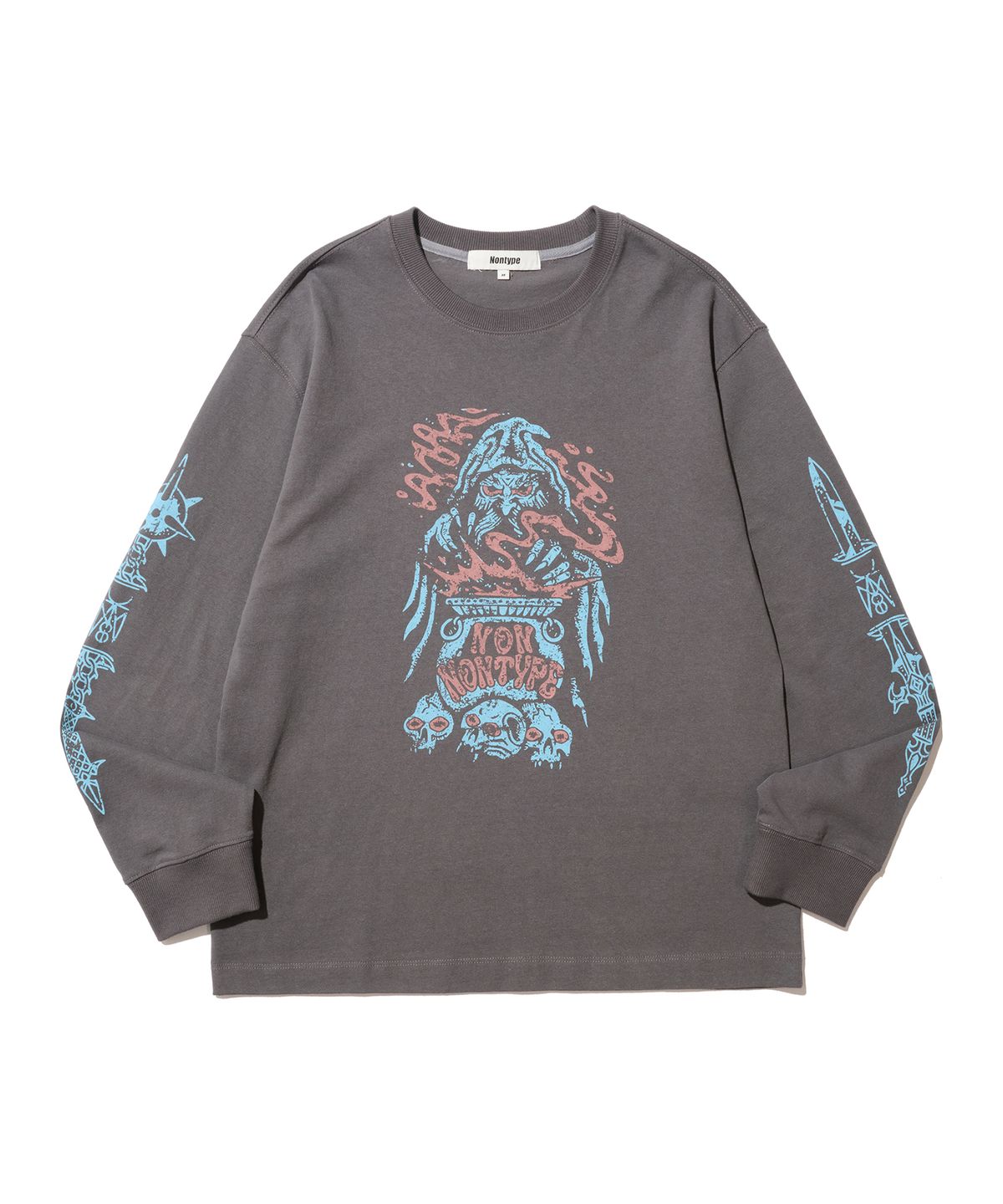 논타입(NONTYPE) ROAMING SPIRIT LONG SLEEVE (CHARCOAL)