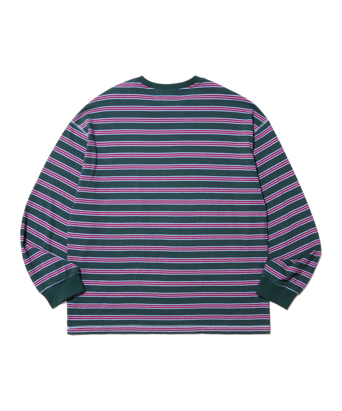 논타입(NONTYPE) MULTI STRIPE LONG SLEEVE (RED)