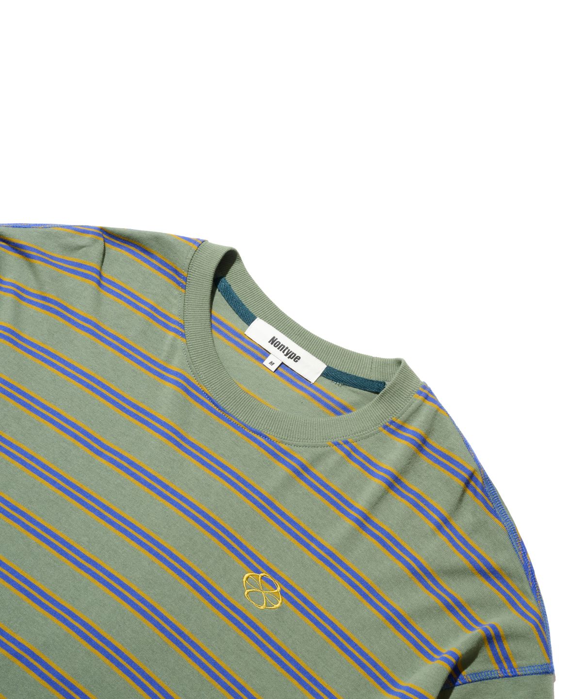 논타입(NONTYPE) MULTI STRIPE LONG SLEEVE (KHAKI)