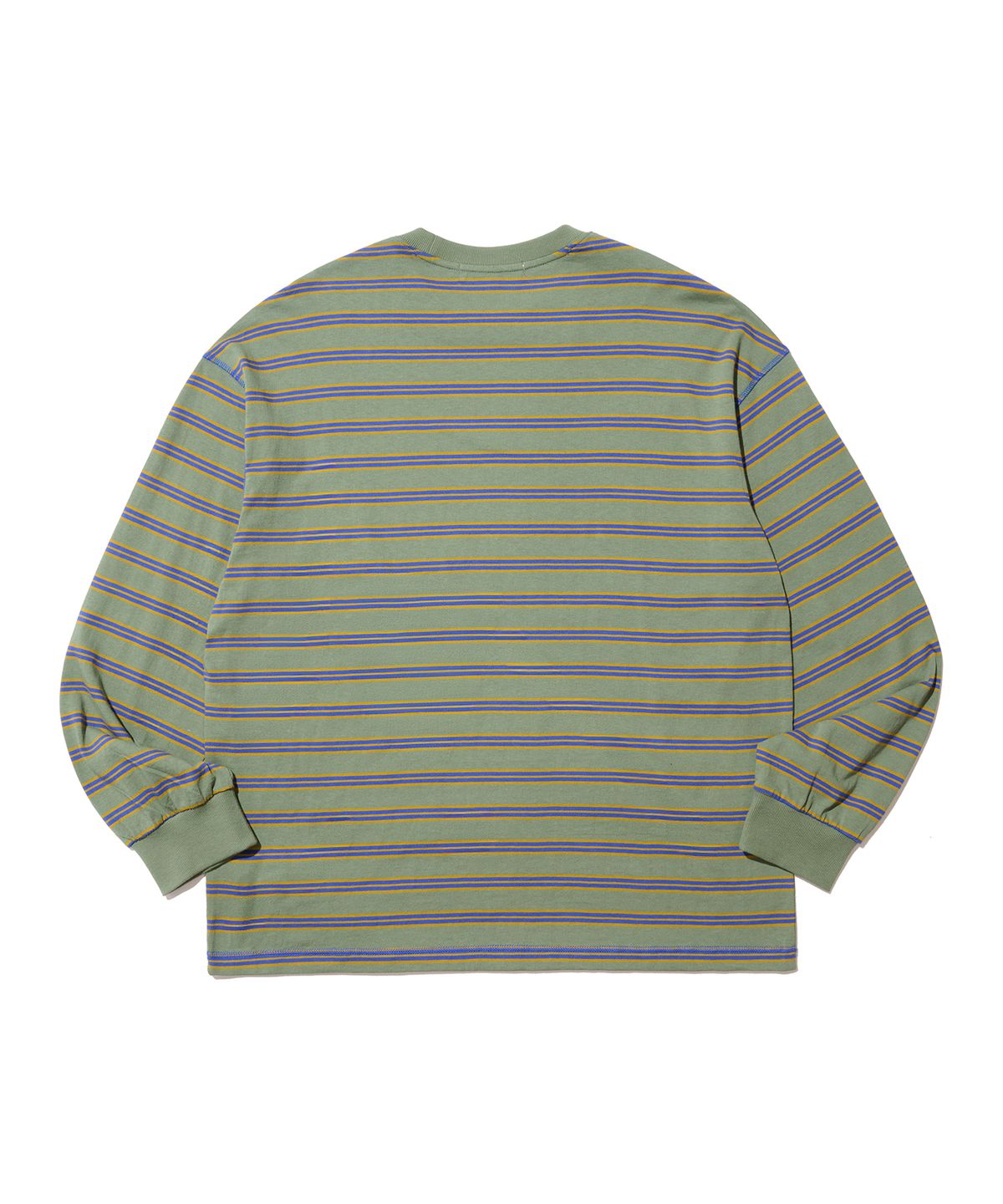 논타입(NONTYPE) MULTI STRIPE LONG SLEEVE (KHAKI)