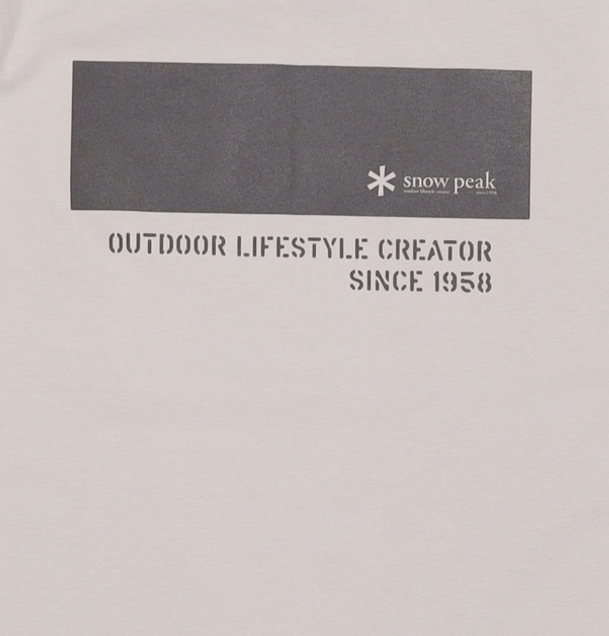 스노우피크 어패럴(SNOWPEAK APPAREL) 반소매 티셔츠 95