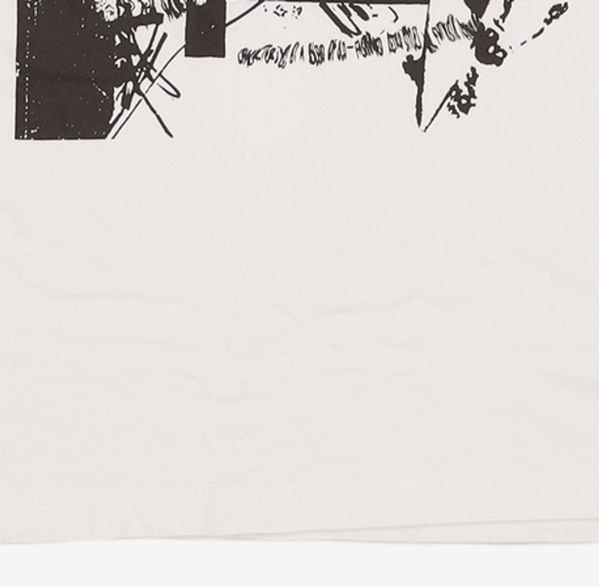 메종미네드(MAISON MINED) SOBER HALF T WHITE XL