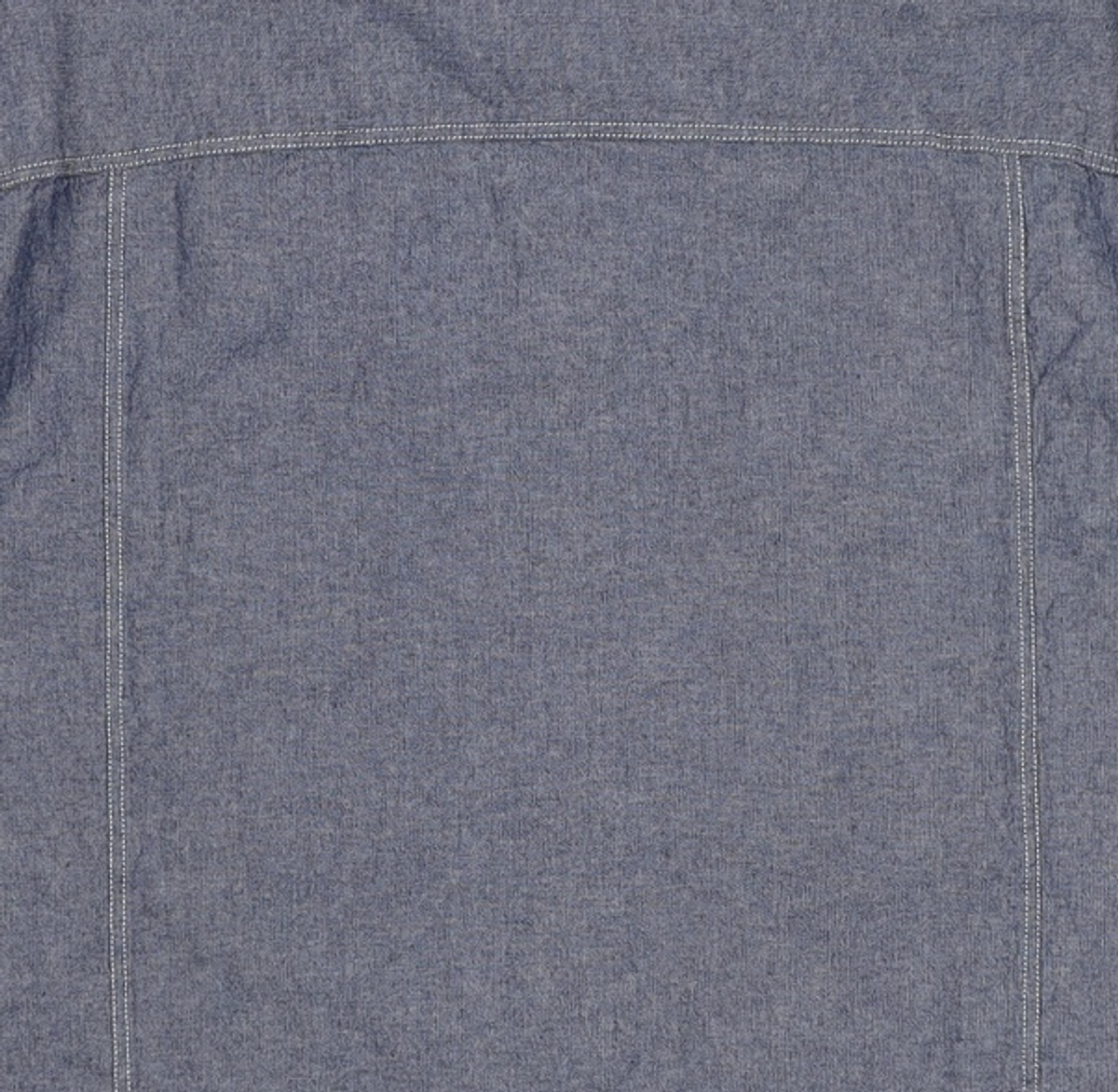 프리즘웍스(FRIZMWORKS) CHAMBRAY BIG POCKET HALF SHIRT _ INDIGO XL