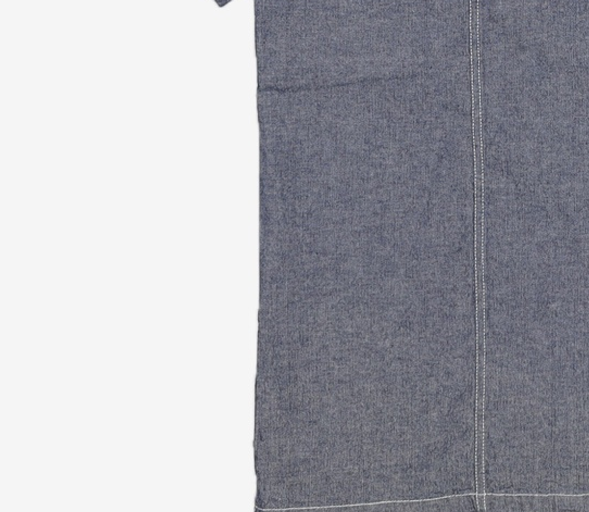 프리즘웍스(FRIZMWORKS) CHAMBRAY BIG POCKET HALF SHIRT _ INDIGO XL