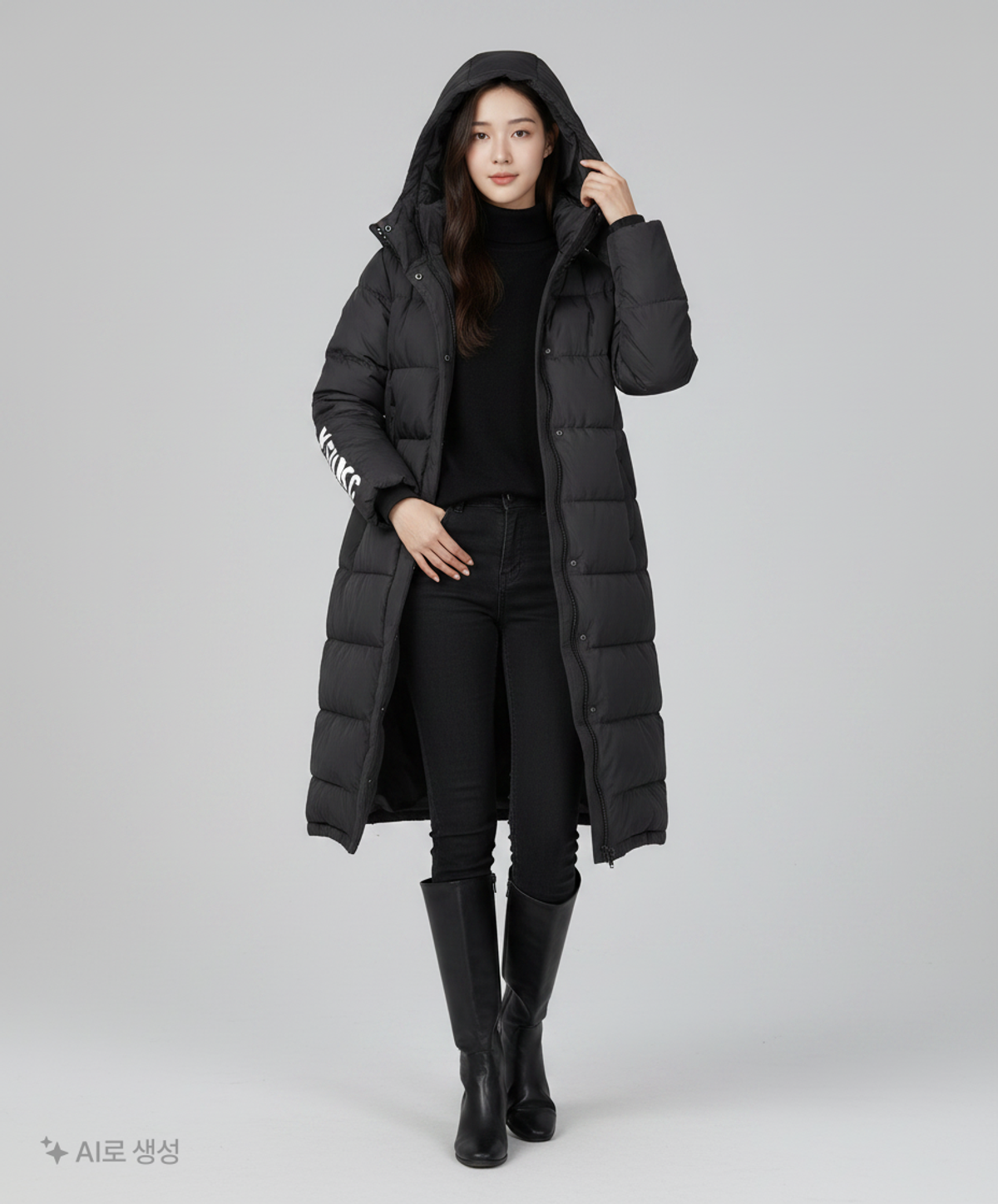 케이스위스(K-SWISS) 롱 패딩/롱 헤비 아우터 90