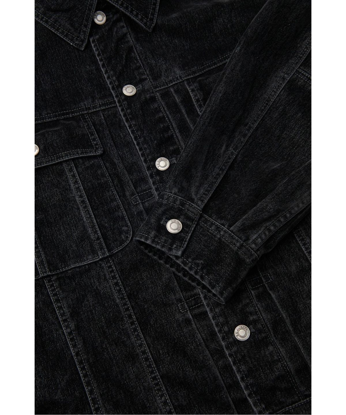 이로(IRO) Lucide 벨벳 데님 트러커 자켓 IQJAA26702BKX