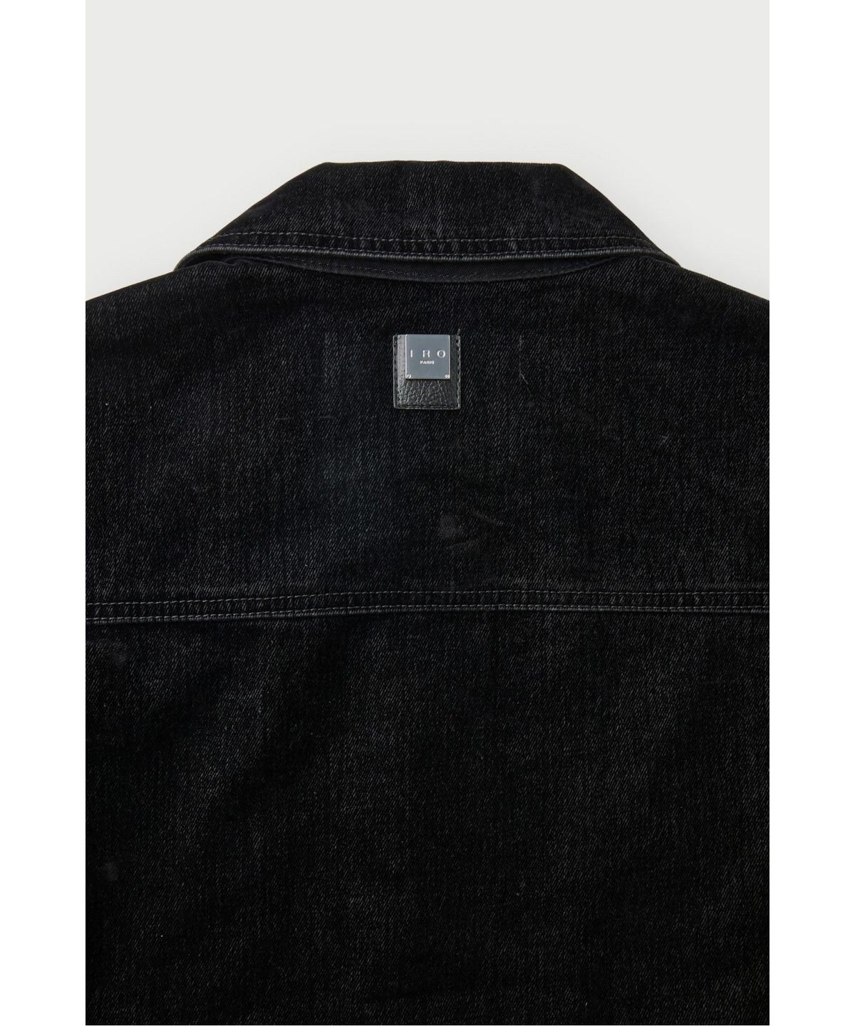 이로(IRO) Lucide 벨벳 데님 트러커 자켓 IQJAA26702BKX