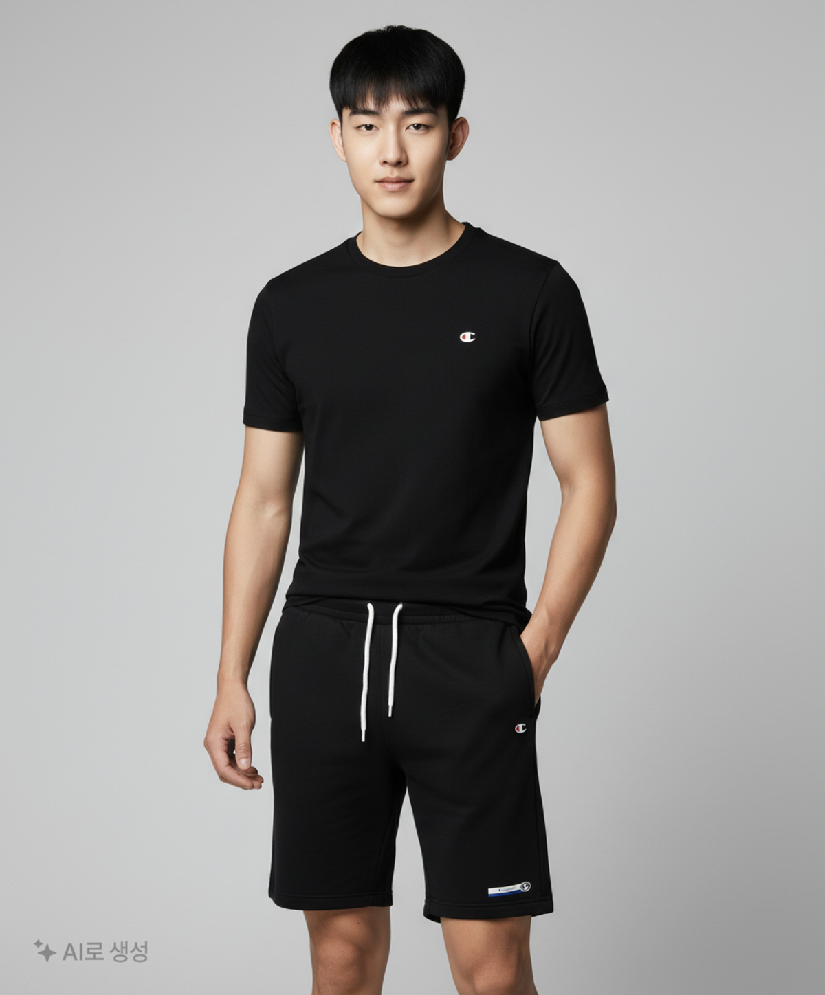 챔피온(CHAMPION) 헤리티지 클래식 프렌치테리 스웨트 숏팬츠 Black L