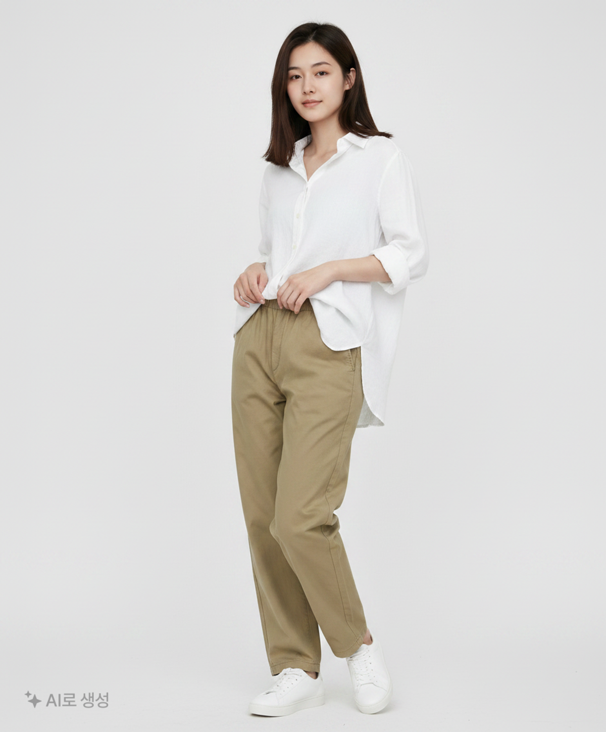 무인양품(MUJI) 코튼 팬츠 L