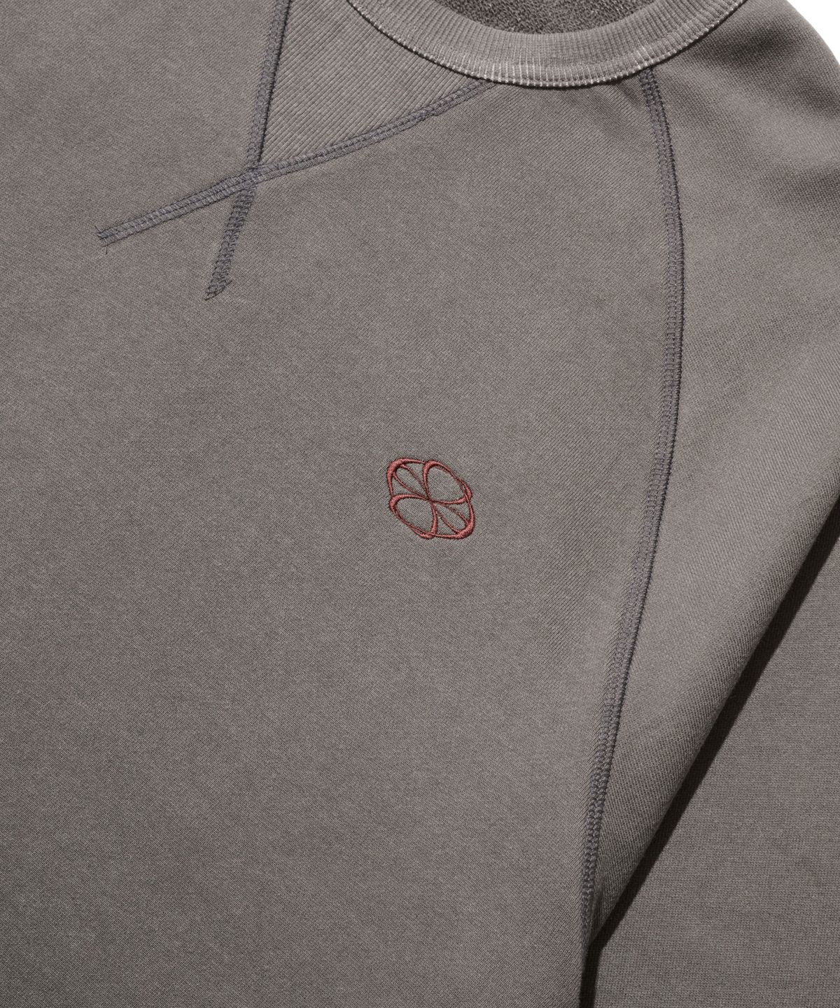 논타입(NONTYPE) AFTERIMAGE RAGLAN SWEATSHIRT (GREY)