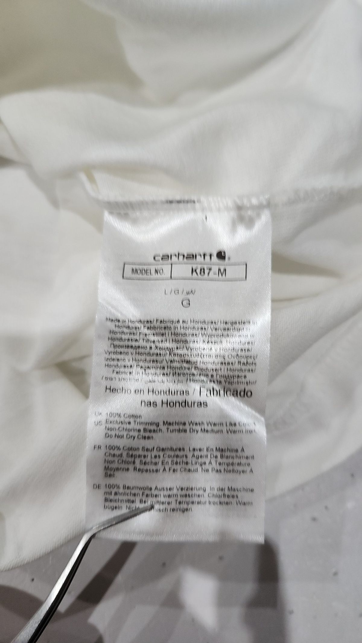 칼하트(CARHARTT) K87 포켓 반팔티 12컬러 2PACK L