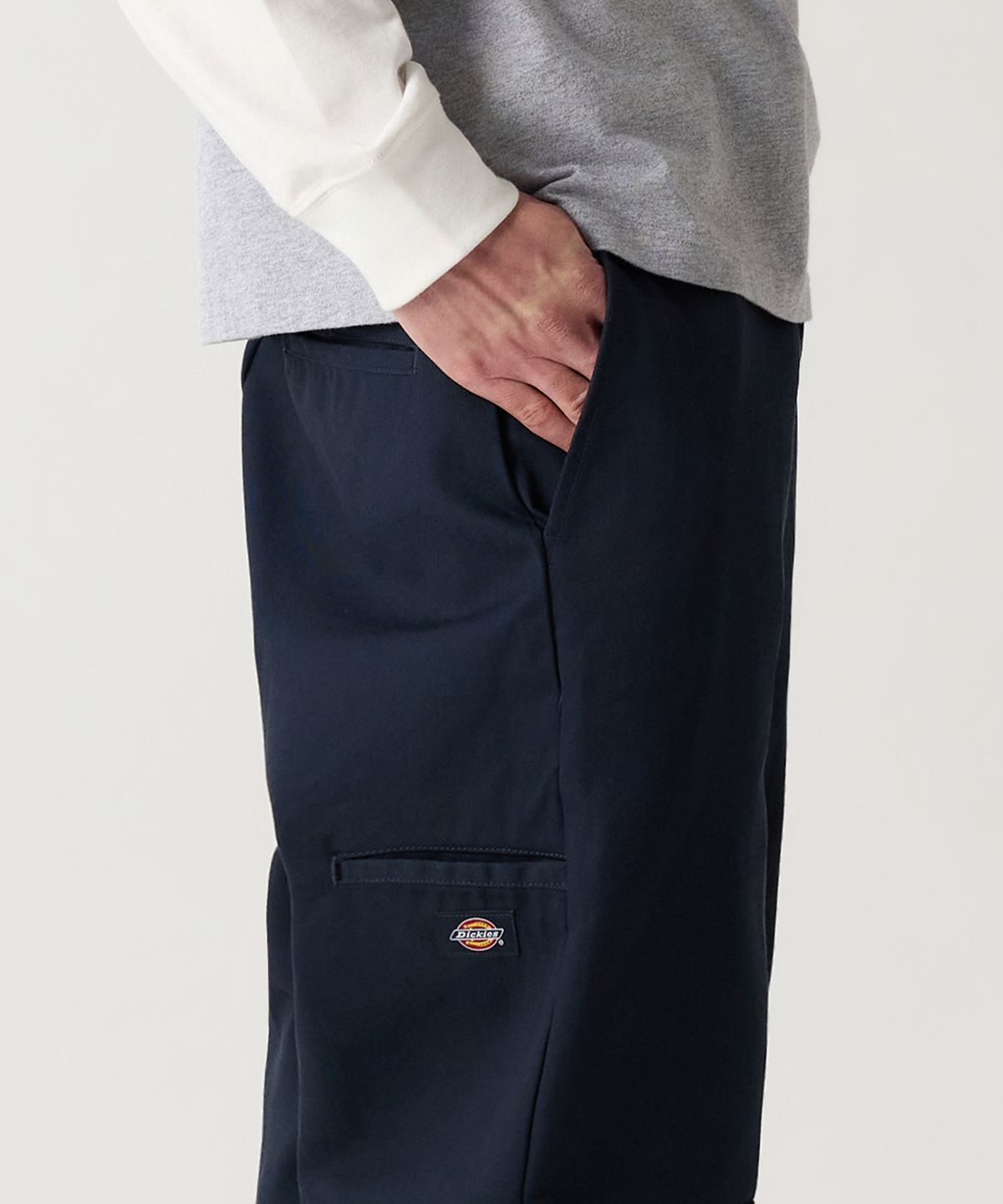 디키즈(DICKIES) 더블니 85283 루즈핏 워크팬츠 Dark Navy