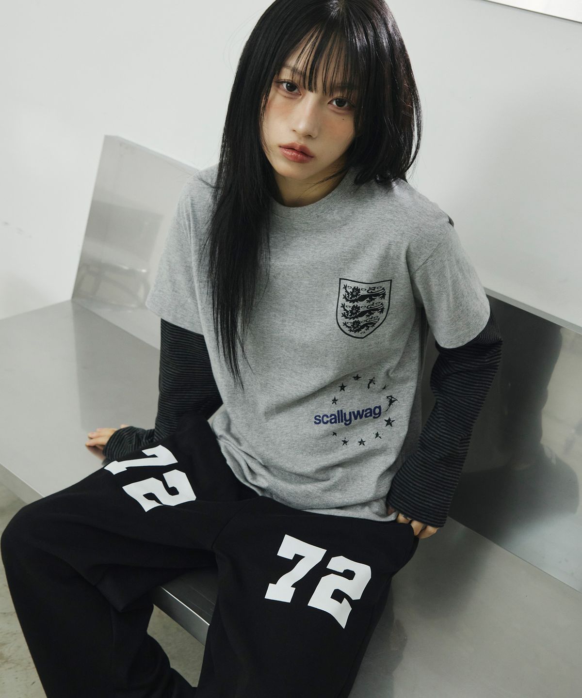 스켈리웩(SCALLYWAG) 세븐티투 트레이닝 팬츠[블랙]