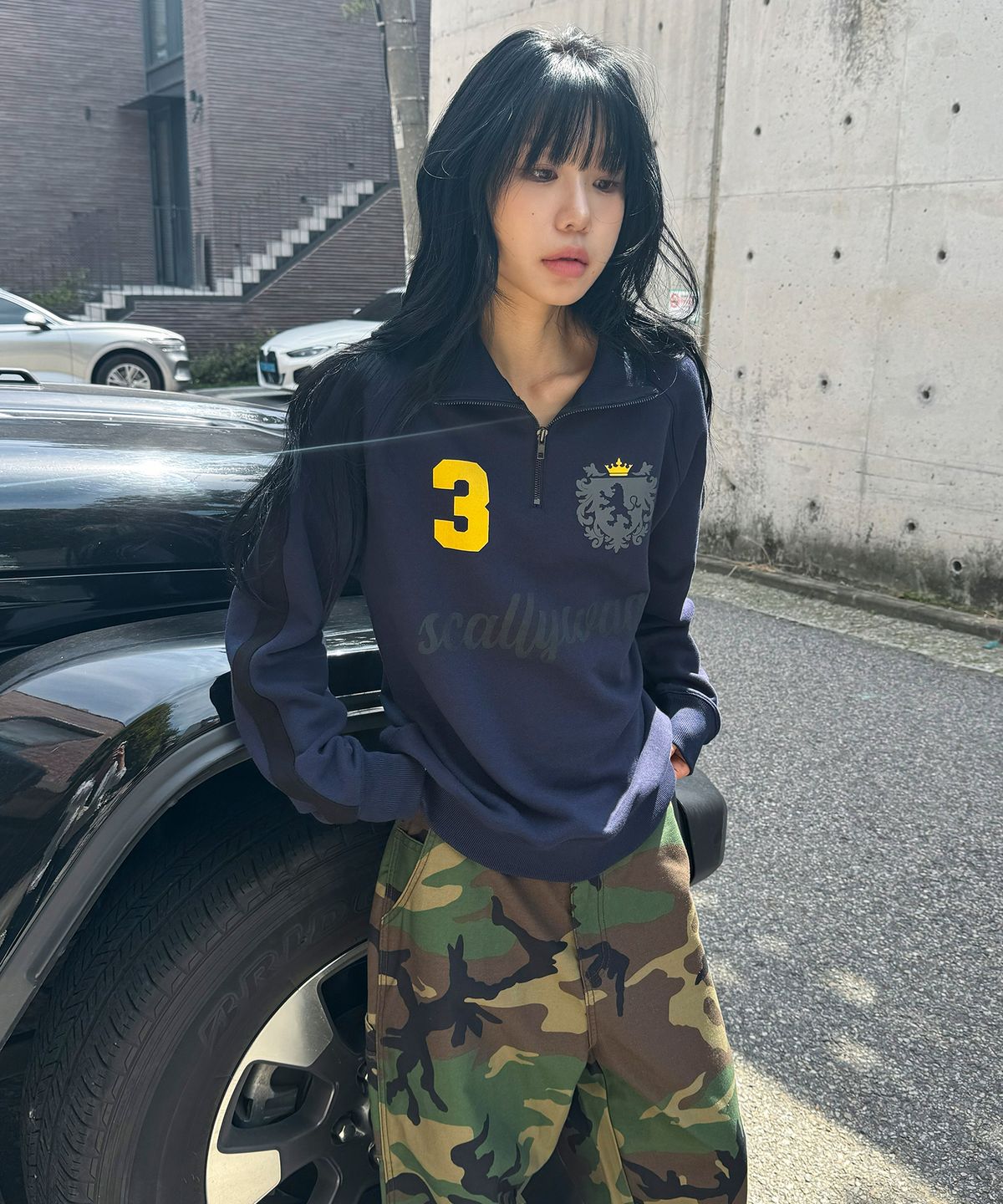 스켈리웩(SCALLYWAG) 베이직 카모플라쥬 워크 팬츠[그린]