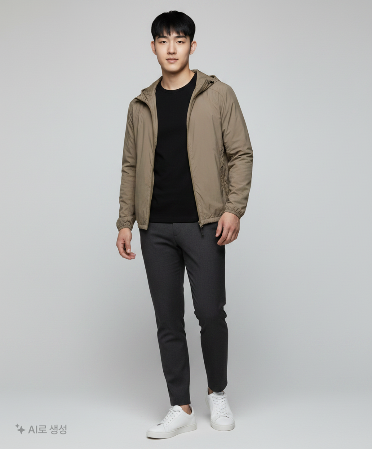무신사 스탠다드 스포츠(MUSINSA STANDARD SPORTS) AEROMOVE™ SUPER LIGHT WIND BREAKER/KHAKHAKI XXL