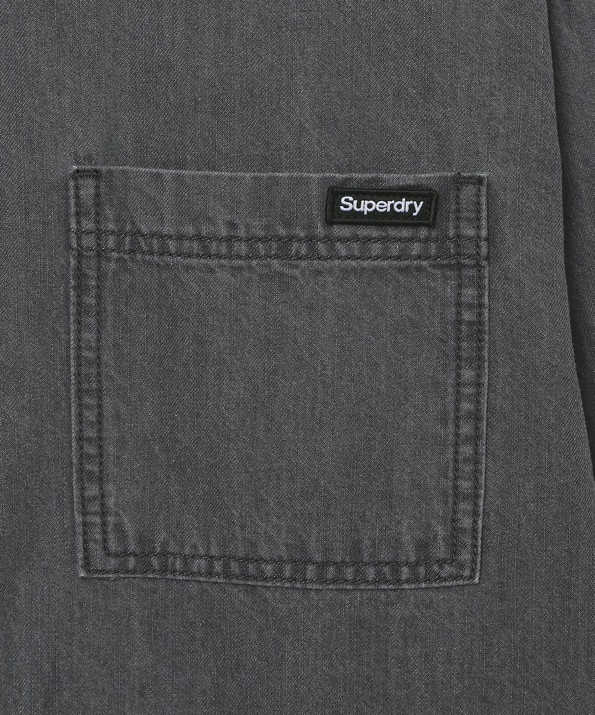 슈퍼드라이(SUPERDRY) 워크필드 셔츠 그레이 SDUIRDQ01GRY