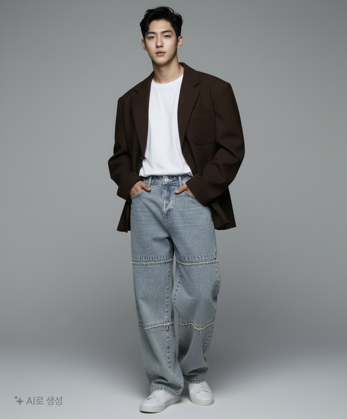 엑스톤즈(XTONZ) 청/데님 팬츠 M