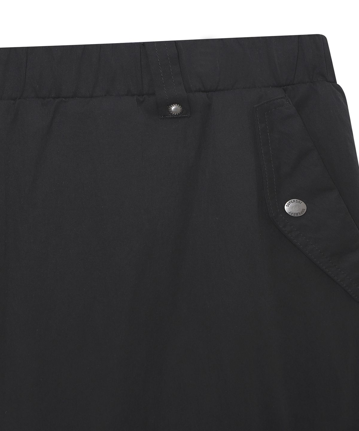슈퍼드라이(SUPERDRY) 우먼스 드로우웜 카고 팬츠 블랙 SDFLWDQ03BLK