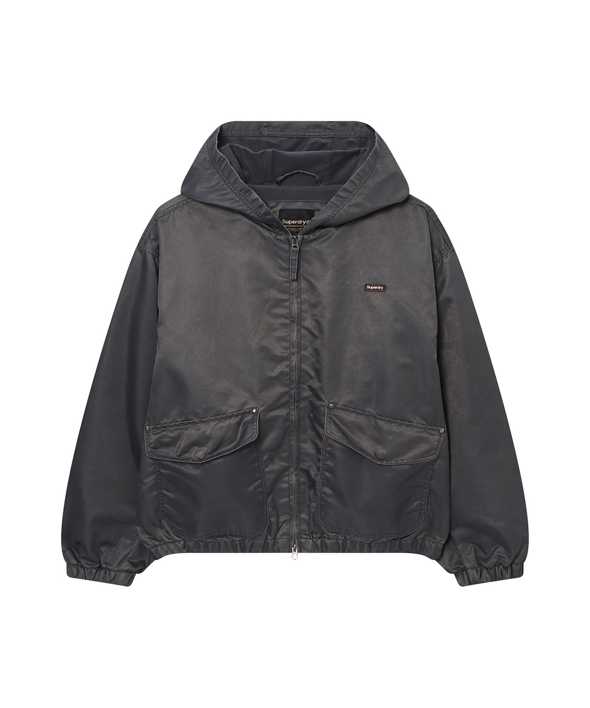 슈퍼드라이(SUPERDRY) 레트윈 웜 자켓 차콜 SDMJWDQ01CHL