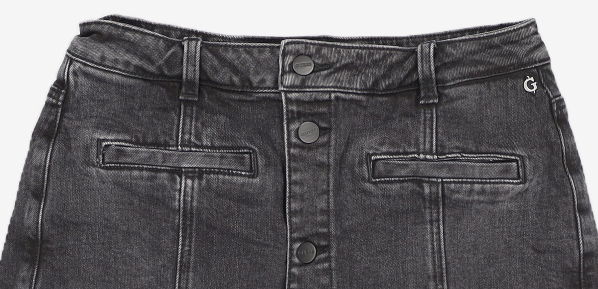 게스(GUESS) 2color 여성 데님 앞단추 치마바지 YN5D0971 M