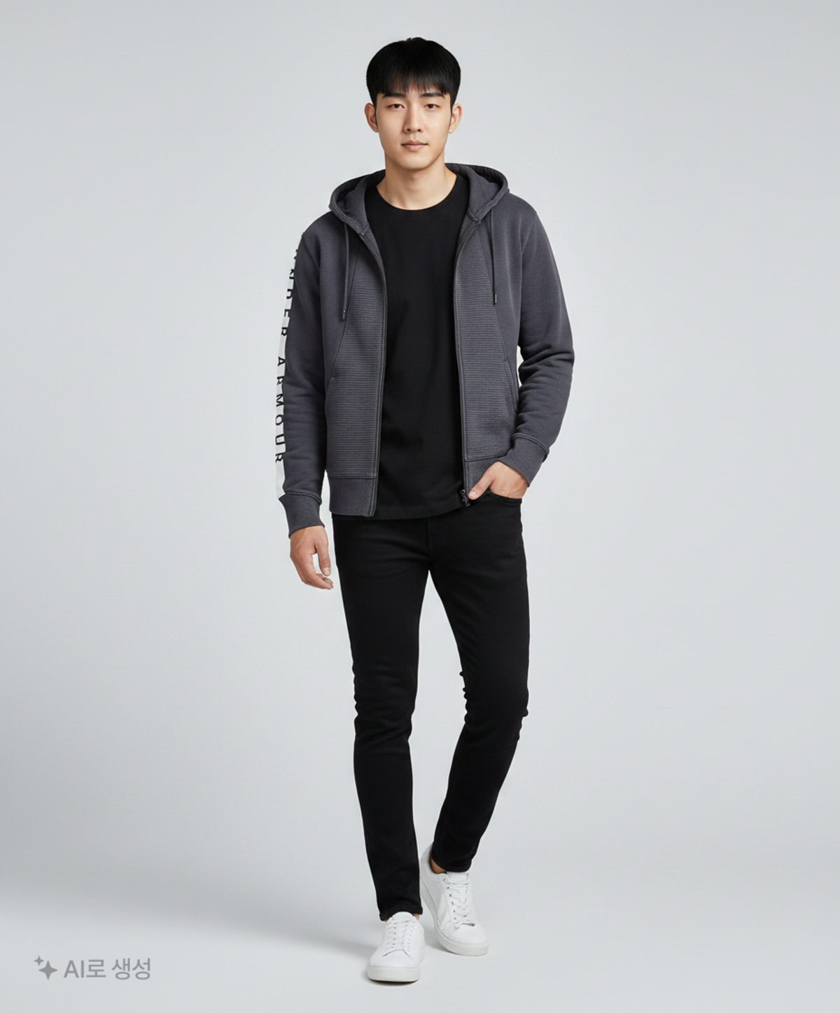 언더아머(UNDERARMOUR) 후드 집업 M