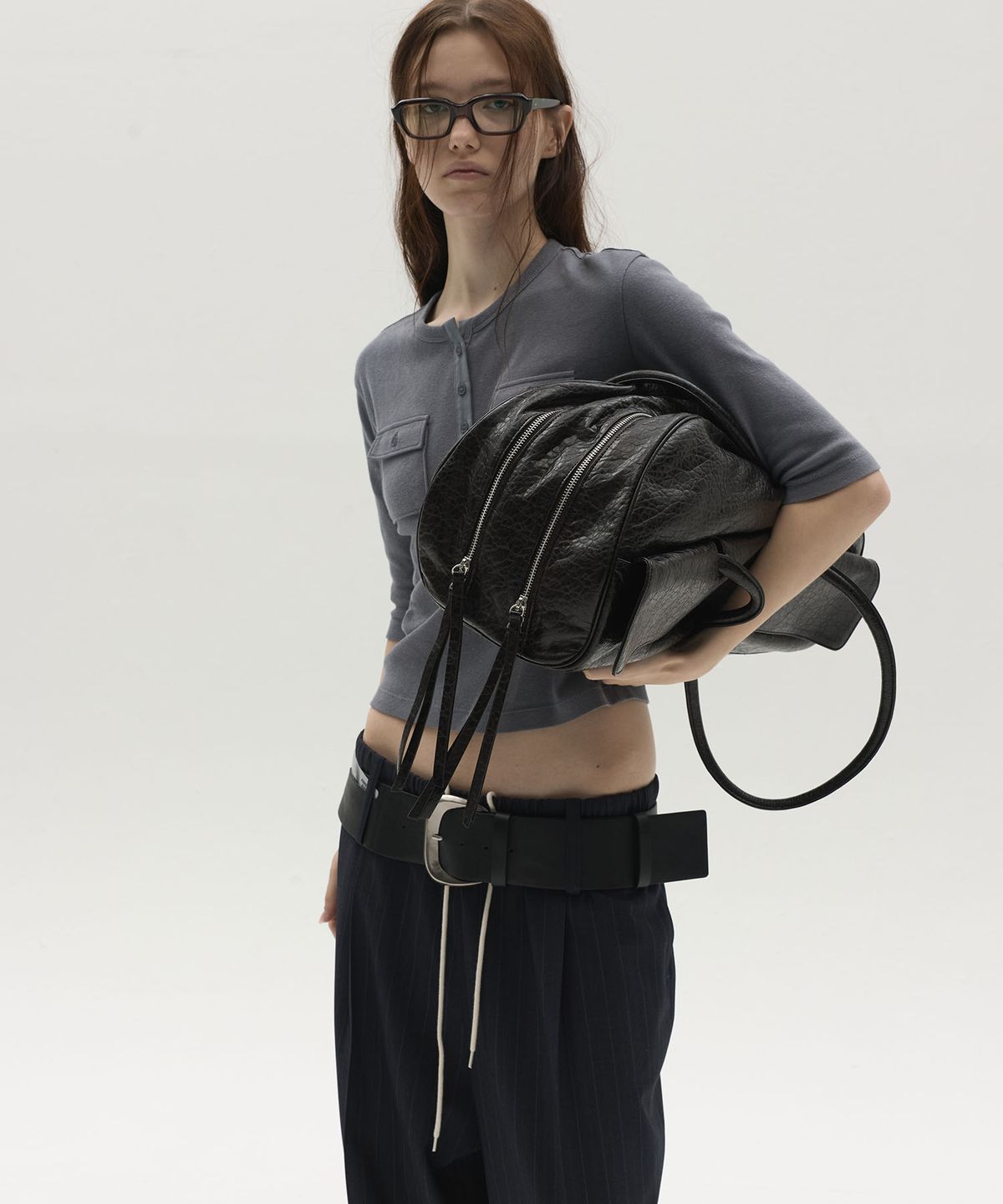 엘씨디씨티엠(LCDC™) ARCH LONG SHOULDER BAG_LARGE (BROWN)