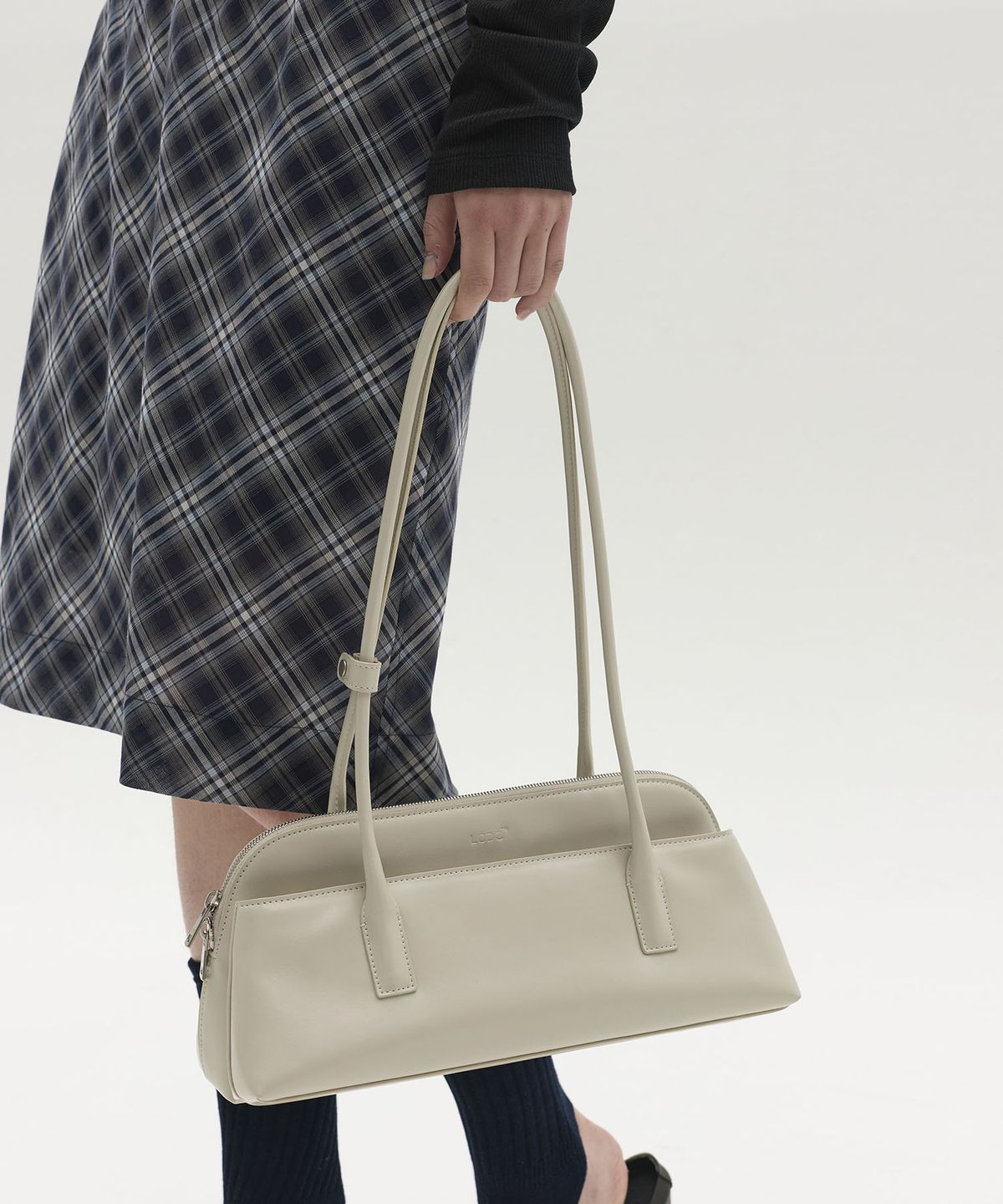 엘씨디씨티엠(LCDC™) DOUBLE SHOULDER BAG (LIGHT BEIGE)