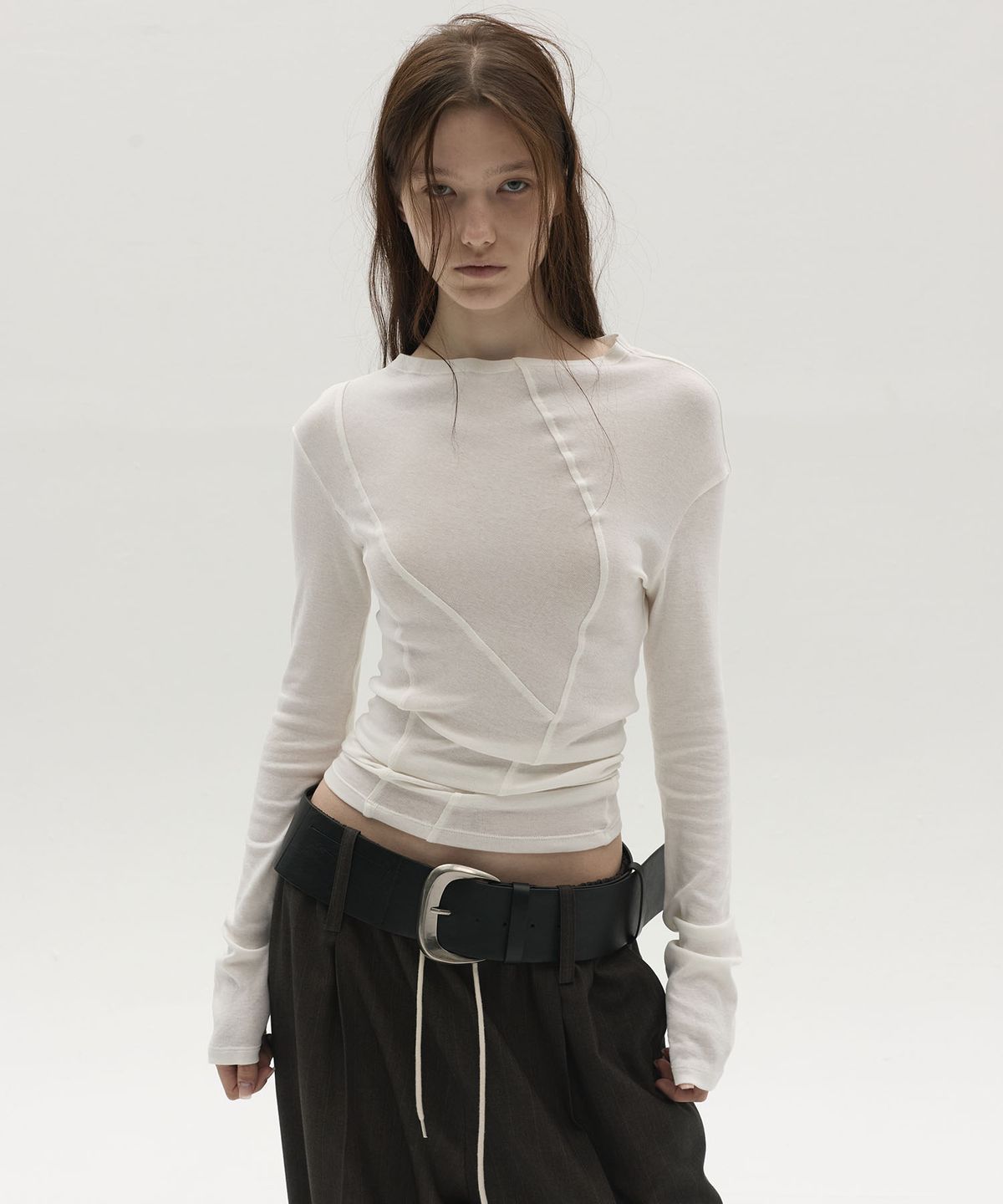 엘씨디씨티엠(LCDC™) WIDE LEATHER BELT (BLACK)