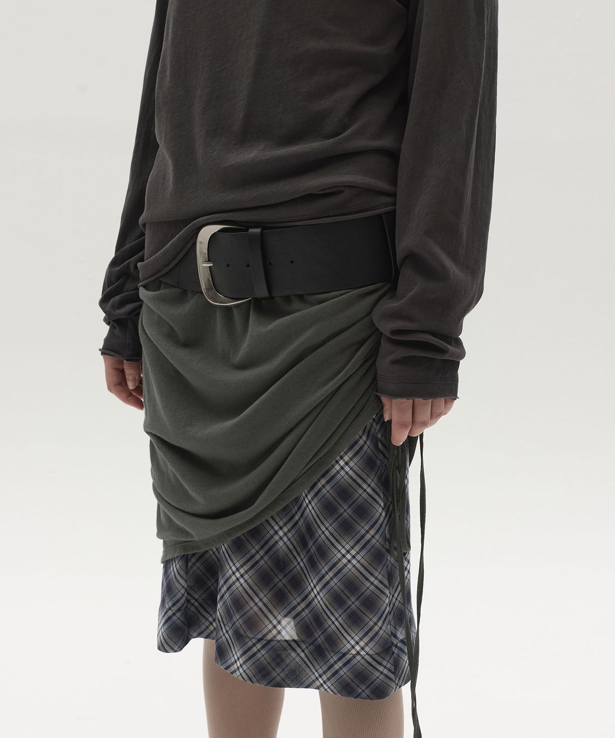엘씨디씨티엠(LCDC™) WIDE LEATHER BELT (BLACK)