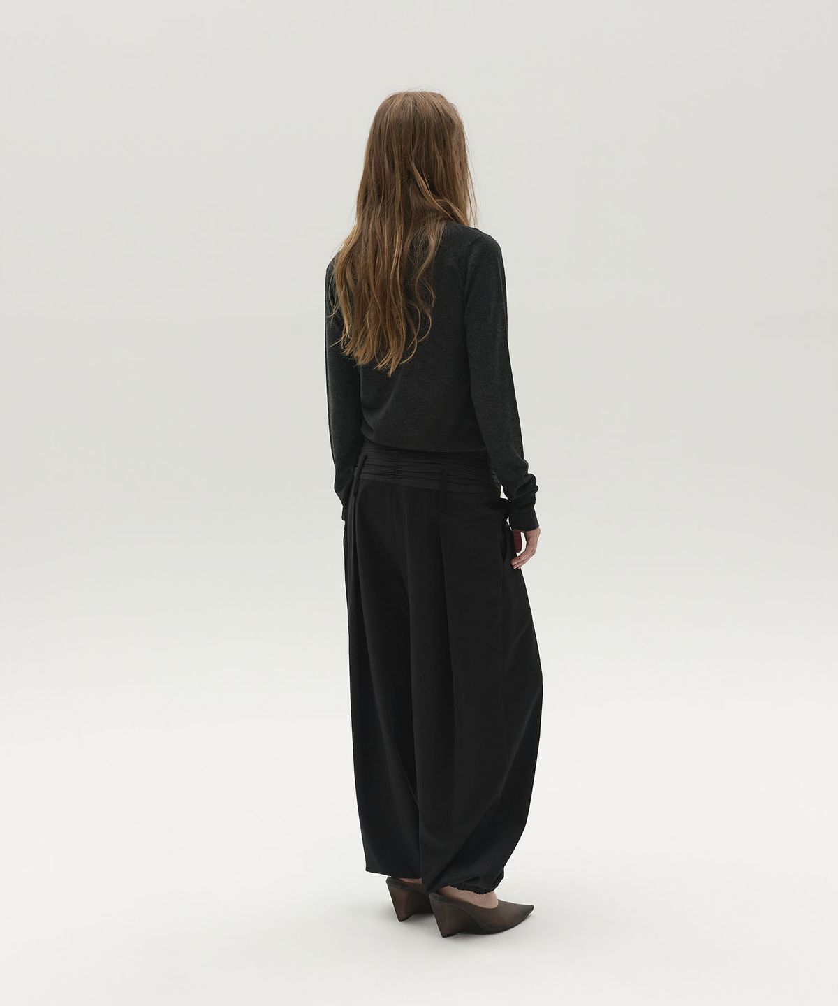 엘씨디씨티엠(LCDC™) HAREM SHIRRING VOLUME PANTS (BLACK)
