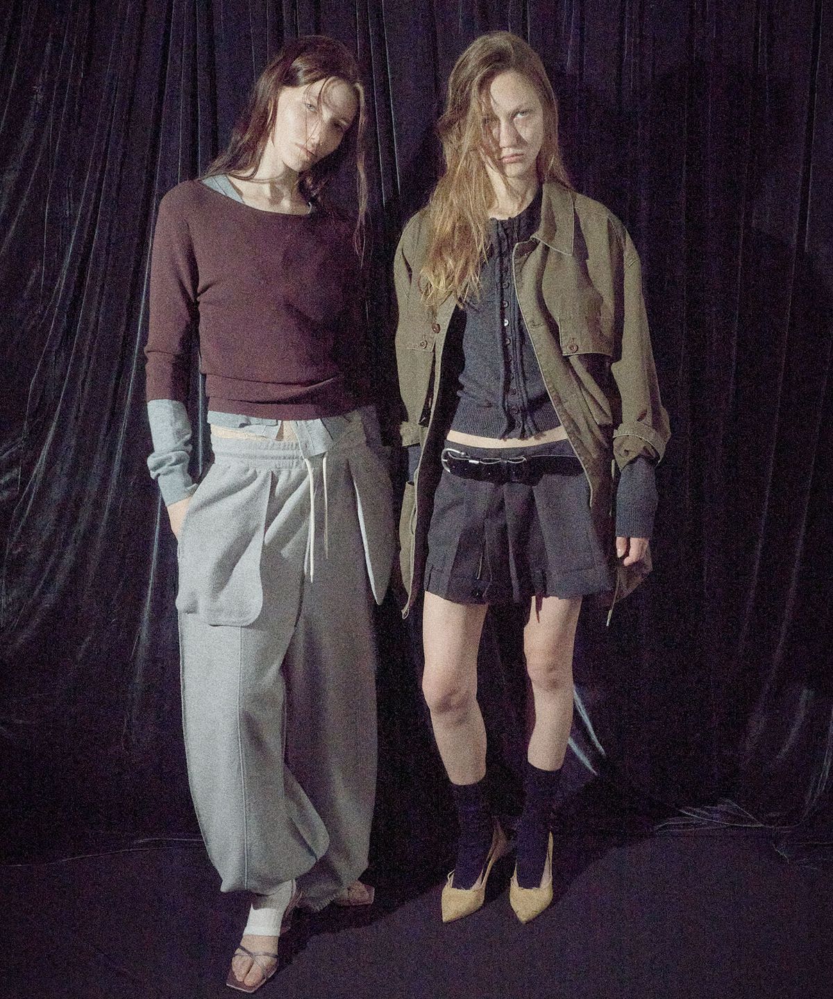 엘씨디씨티엠(LCDC™) POCKET DETAIL JERSEY PANTS (MELANGE GREY)