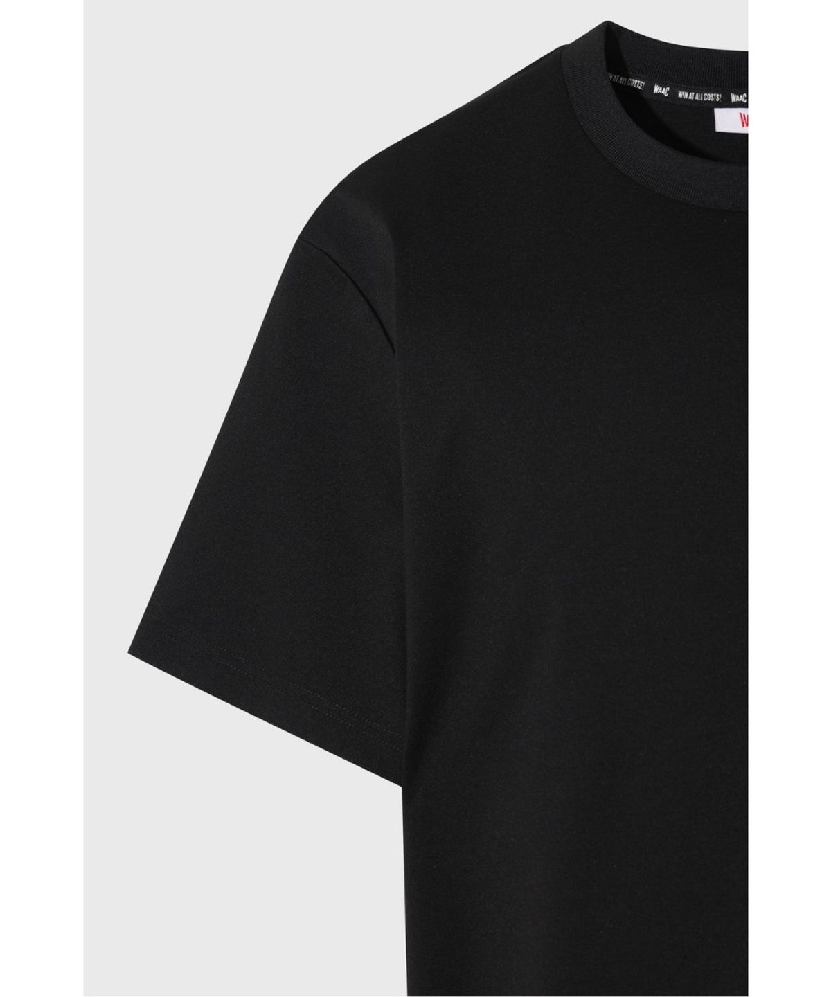 왁(WAAC) UNI WAACKY Graphic Crewneck Top WMTCA26604BKX
