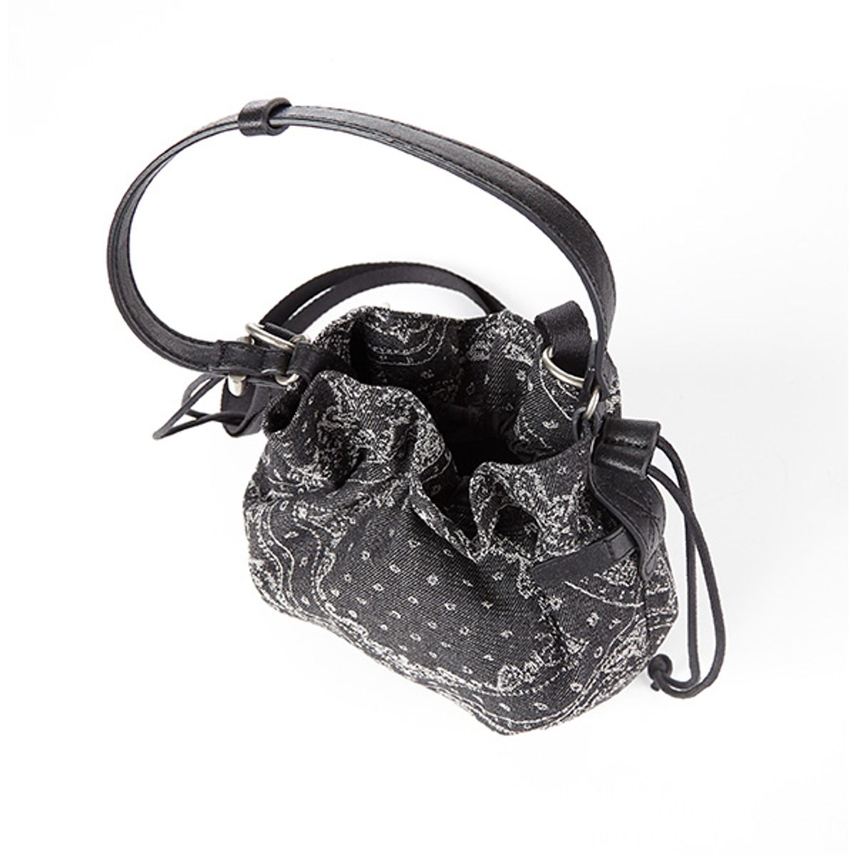 쌤소나이트 레드(SAMSONITE RED) CIIEL 패턴 버킷백 BLACK PAISLEYS UW8A9008