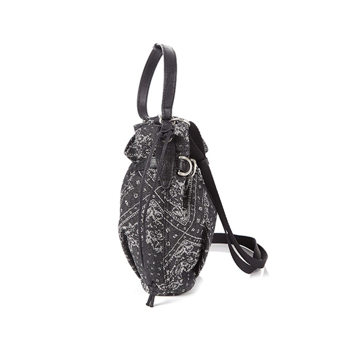 쌤소나이트 레드(SAMSONITE RED) CIIEL 패턴 버킷백 BLACK PAISLEYS UW8A9008