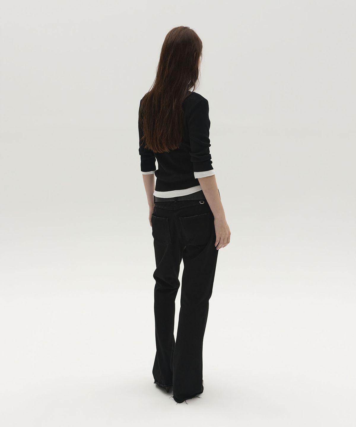 엘씨디씨티엠(LCDC™) CLASSIC BOAT NECK KNIT TOP (BLACK)