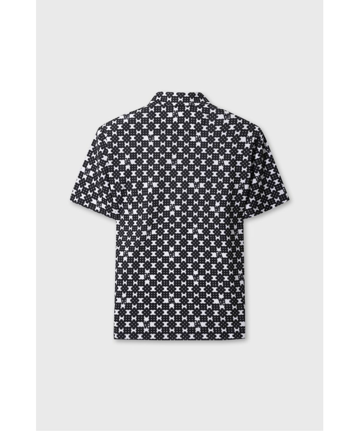 왁(WAAC) Men WAACKY Geometric Patterned Polo WMTCA26603BKX