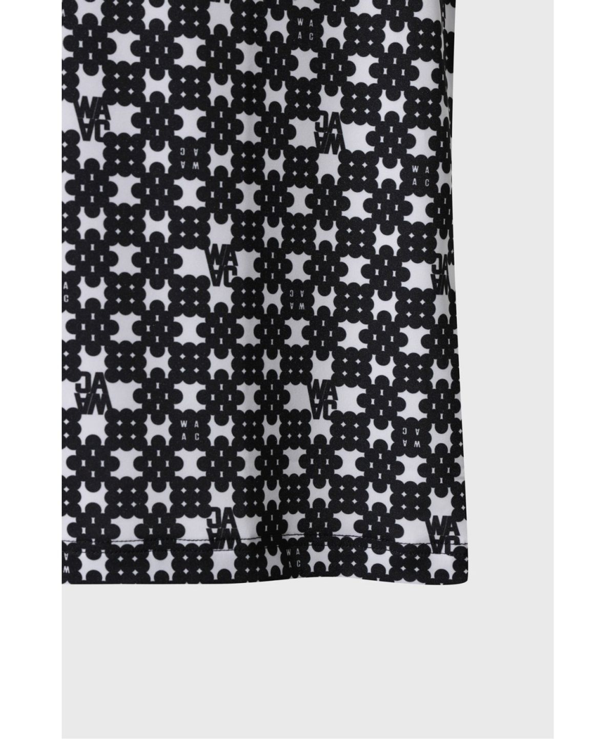 왁(WAAC) Men WAACKY Geometric Patterned Polo WMTCA26603BKX