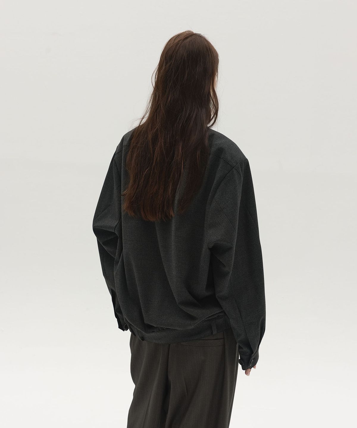 엘씨디씨티엠(LCDC™) STRUCTURED HEM BLOUSON JACKET (GREY)