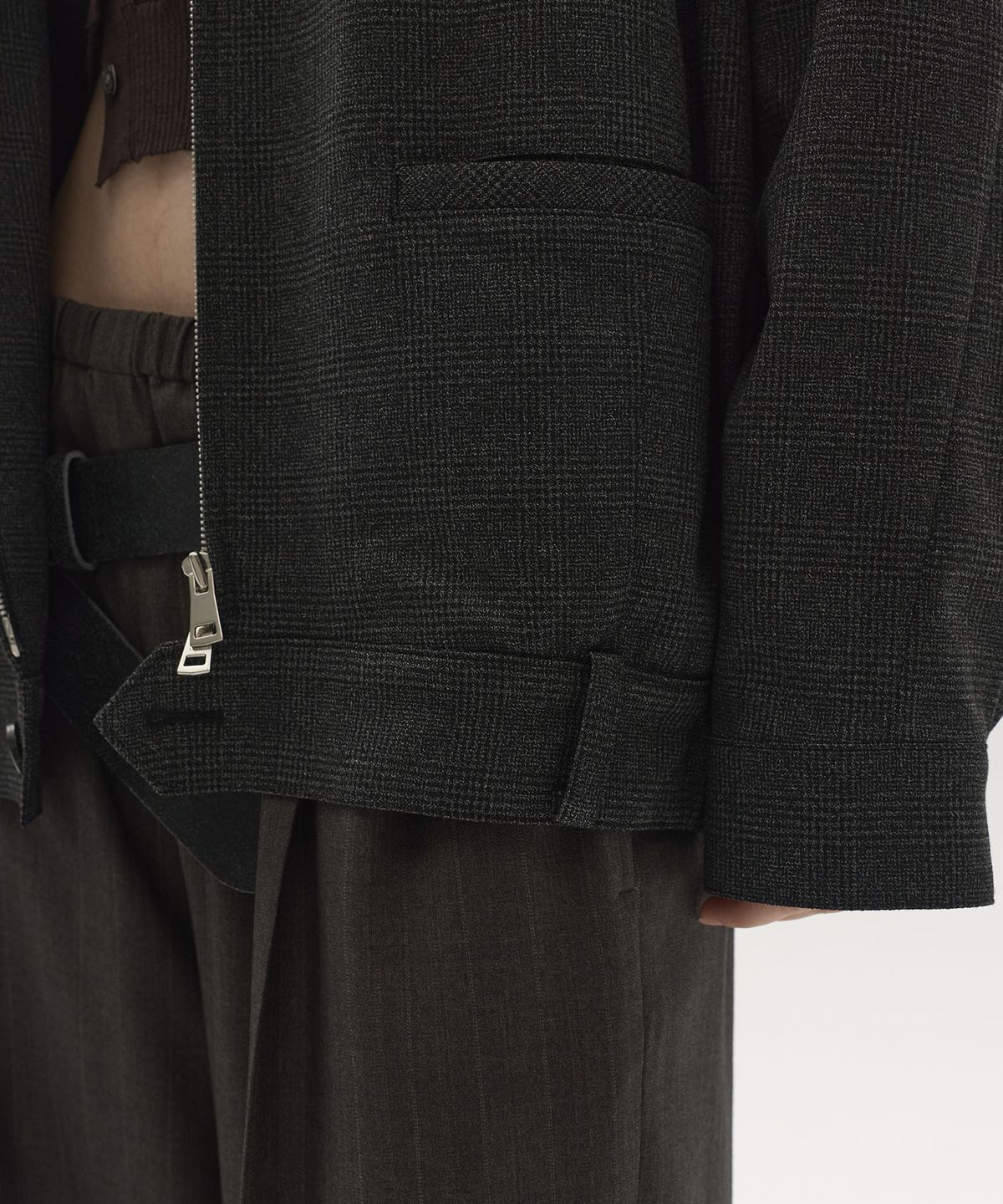 엘씨디씨티엠(LCDC™) STRUCTURED HEM BLOUSON JACKET (GREY)