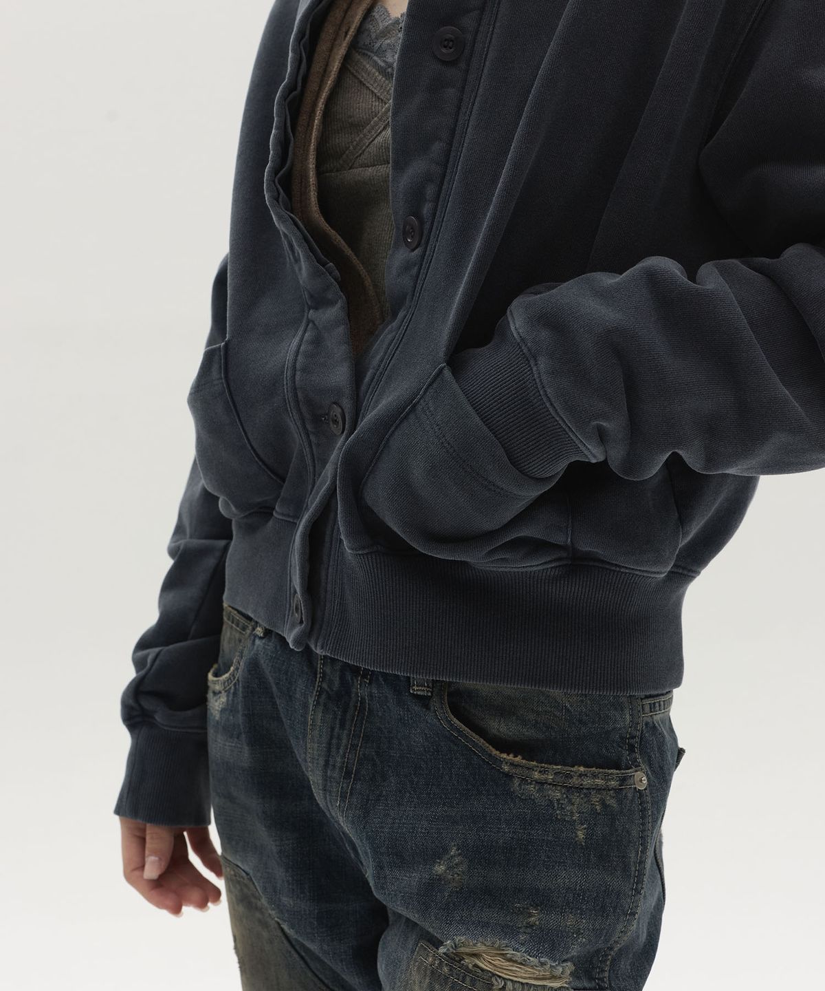 엘씨디씨티엠(LCDC™) DOUBLE-LAYERED JACKET (DARK BLUE)