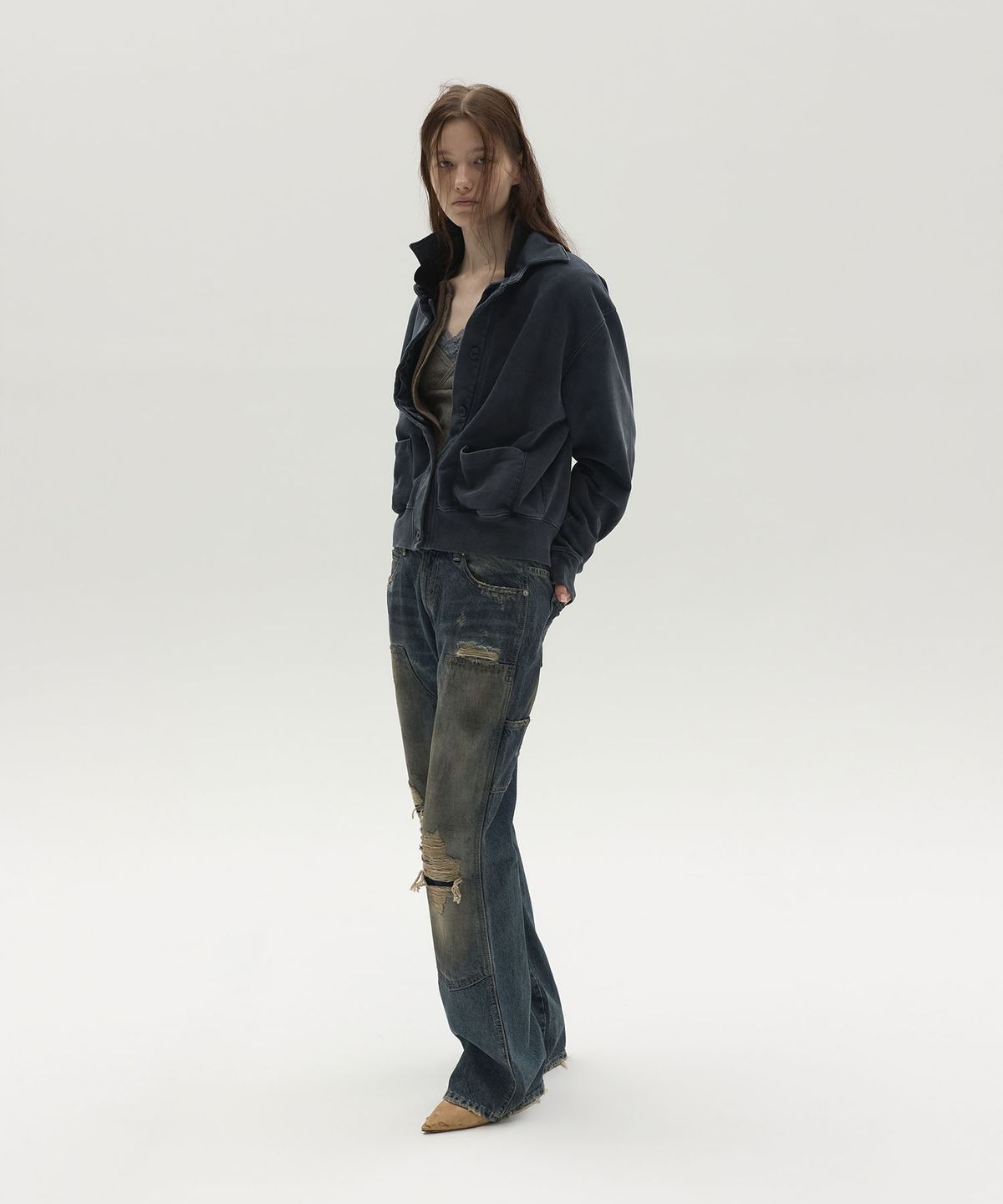 엘씨디씨티엠(LCDC™) DOUBLE-LAYERED JACKET (DARK BLUE)