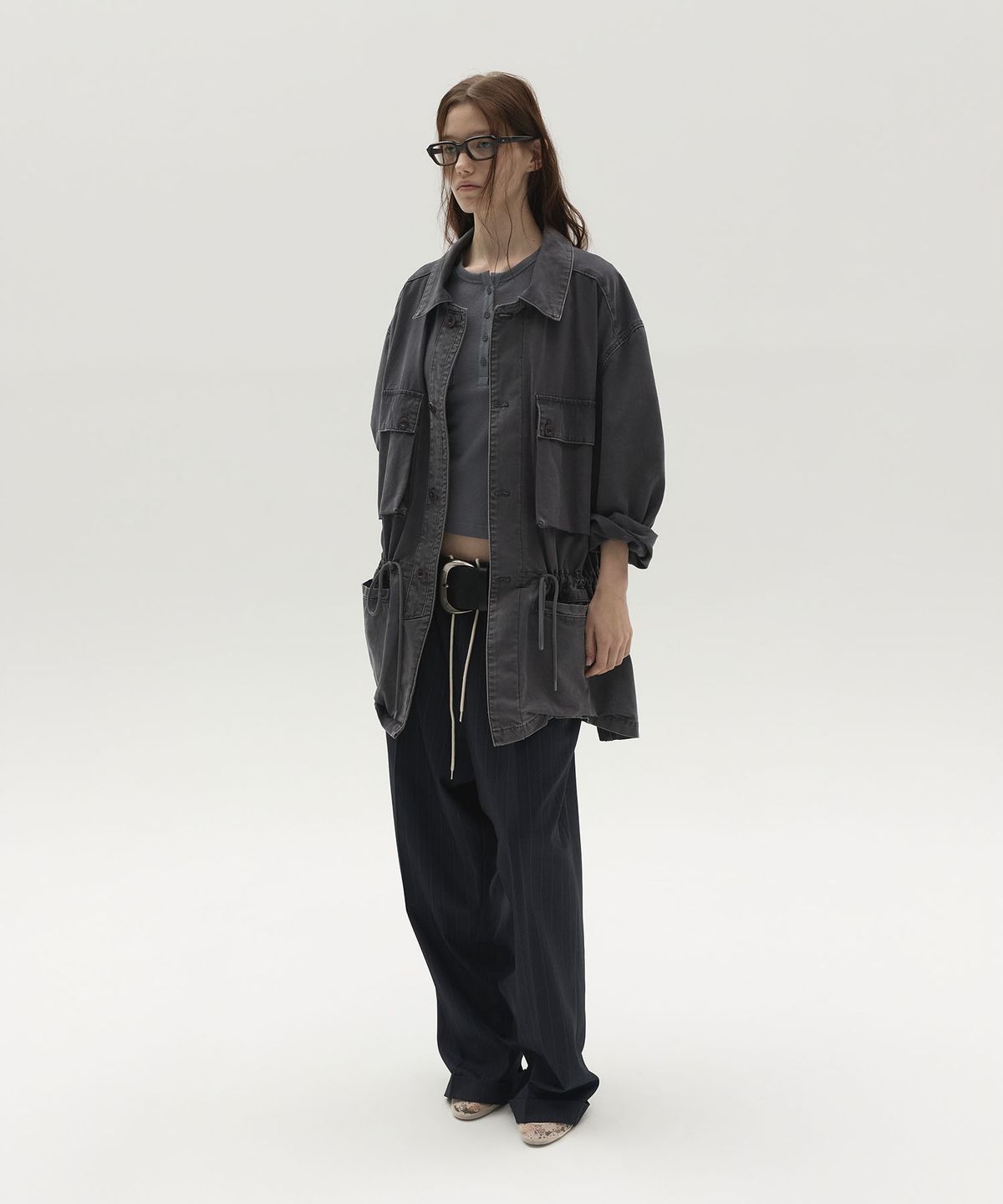 엘씨디씨티엠(LCDC™) SAFARI COTTON JACKET (GREY)