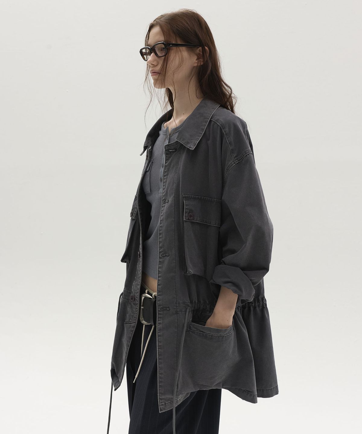 엘씨디씨티엠(LCDC™) SAFARI COTTON JACKET (GREY)