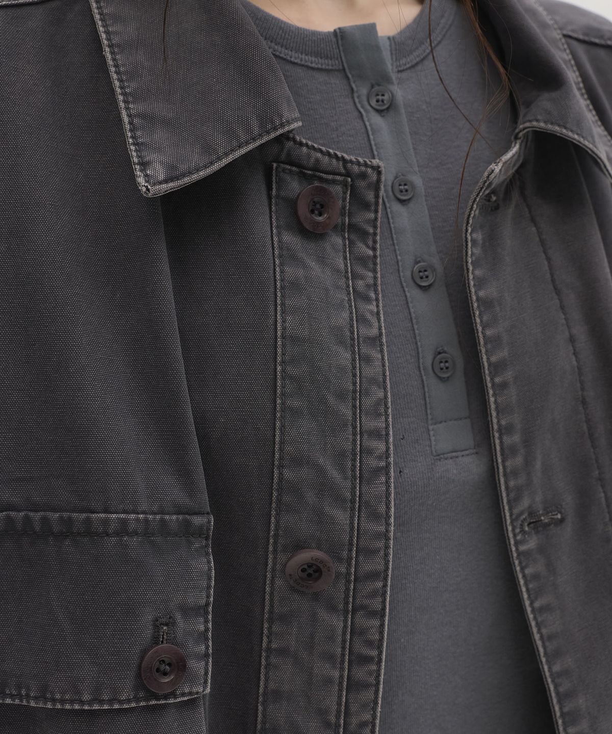 엘씨디씨티엠(LCDC™) SAFARI COTTON JACKET (GREY)